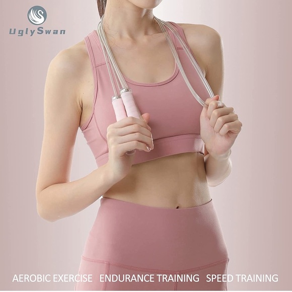 Cordless Jump Rope, Adjustable with Ball Bearings - Picture 2 of 11